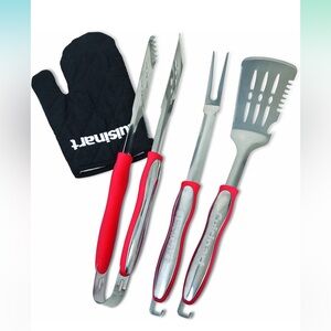 Cuisinart Three Piece Grilling Tool Set With Grill Glove